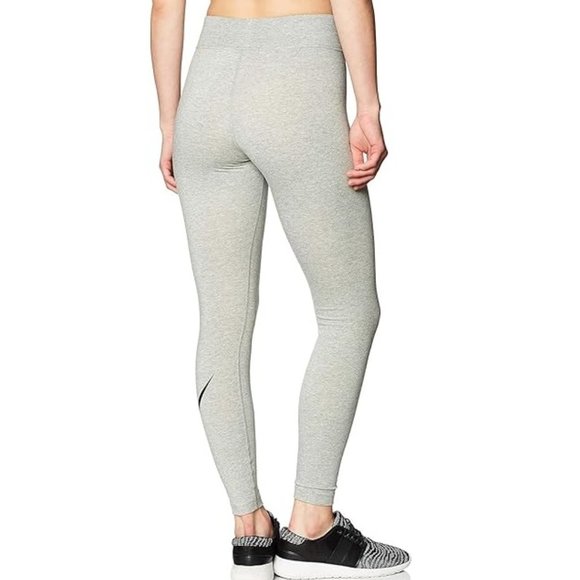 NWoT Nike Women's Futura Dri-Fit Athletic Leggings Heather Gray Size M $65 EE063 - Picture 2 of 3